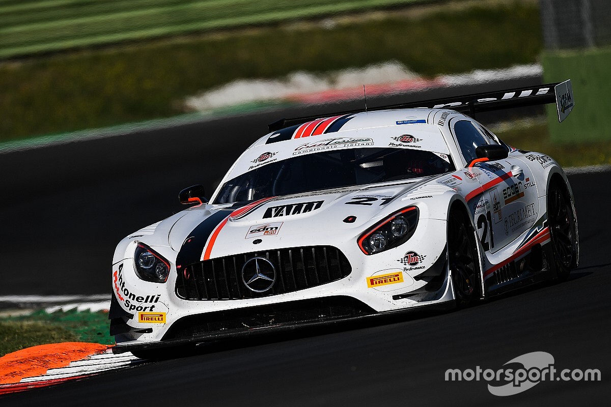 GT Italiano: Linossi-Colombo-Ferrari il trio Mercedes-Antonelli