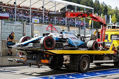 Giovinazzi z ostatniego rzędu, Kubica z pitlane