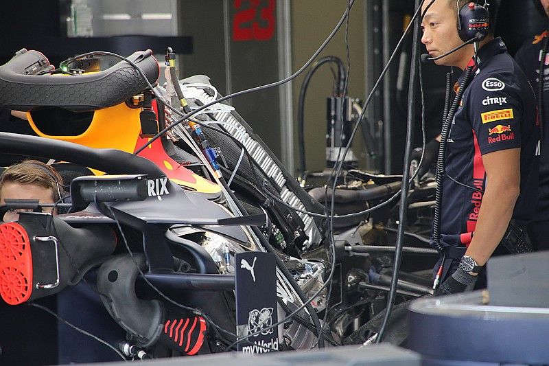 Red Bull Racing RB15, dettaglio del motore