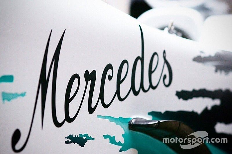 Decoración especial del Mercedes AMG F1 W10