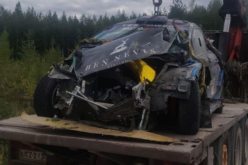 Crash of Hayden Paddon, M-Sport