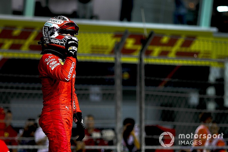 Leclerc, tras la pole: "Me he visto varias veces contra el muro"