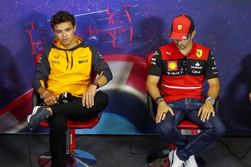 Zhou Guanyu, Alfa Romeo F1 Team, Nicholas Latifi, Williams Racing, Lando Norris, McLaren, Charles Leclerc, Ferrari, Sebastian Vettel, Aston Martin