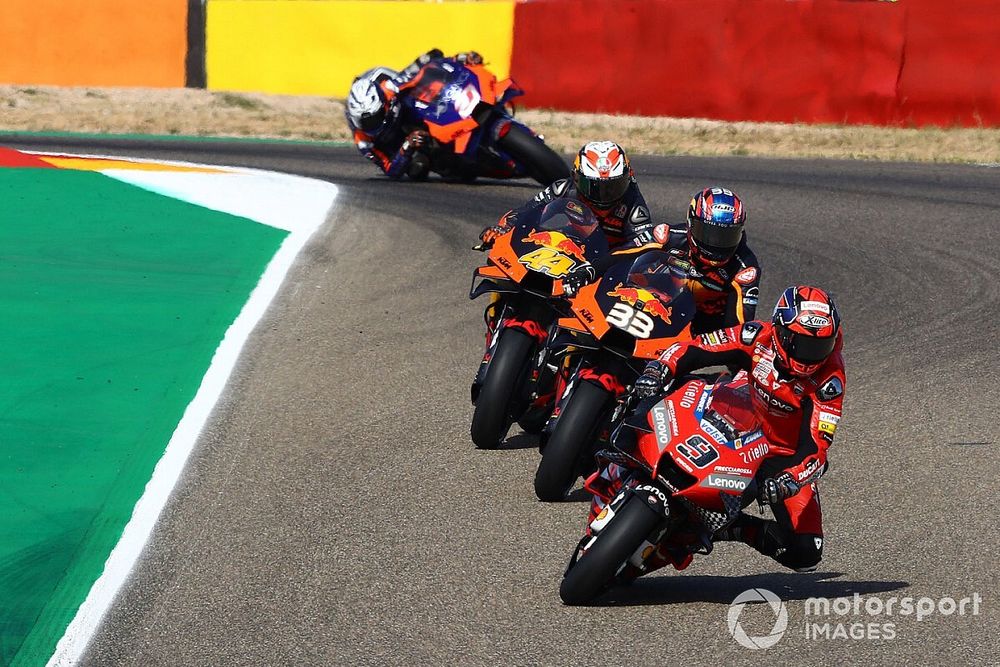 Petrucci déplore un contact avec Pol Espargaró en course
