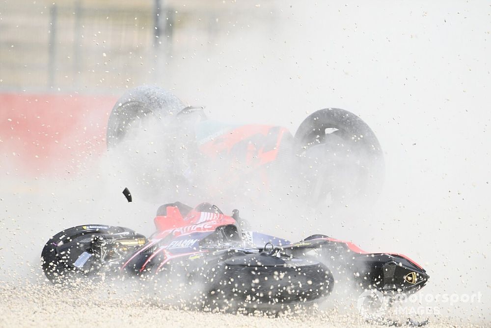 Binder penalised for Miller collision in Teruel GP