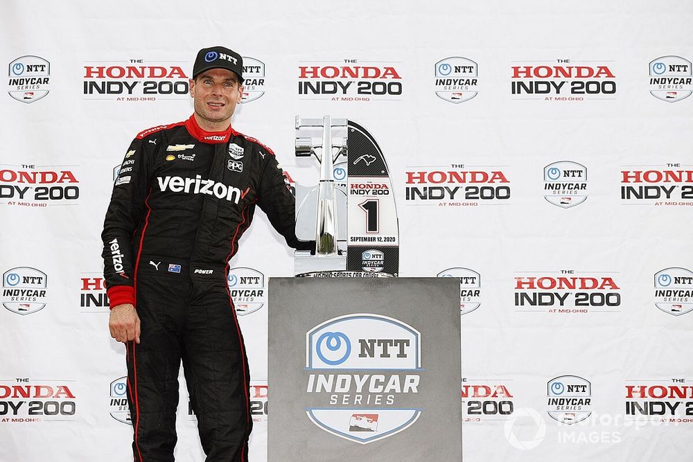 Power gana la primera en Mid-Ohio en carrera difícil para O'Ward