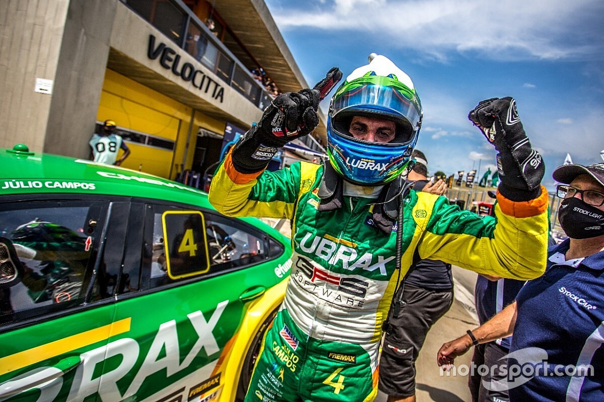 Stock Car: No Velocitta, Campos celebra primeira pole da temporada