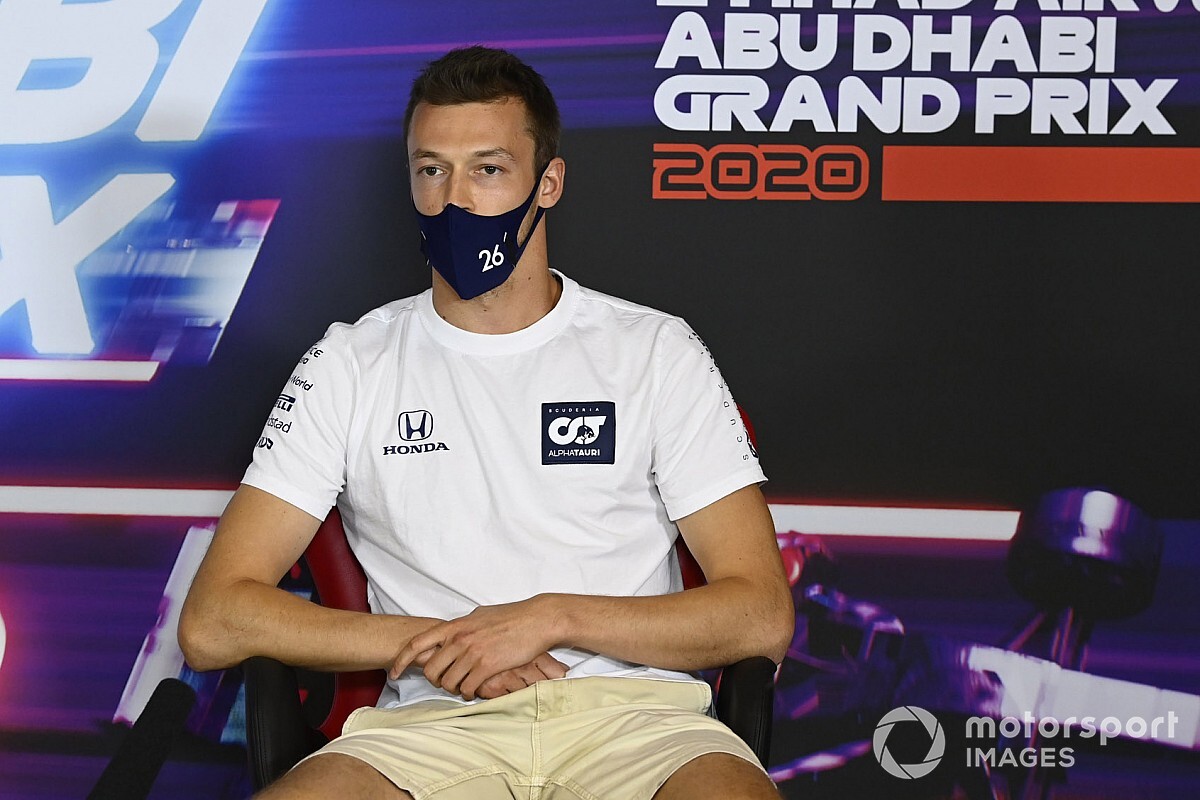 F1: AlphaTauri agradece Kvyat por “melhorar desempenho do carro”