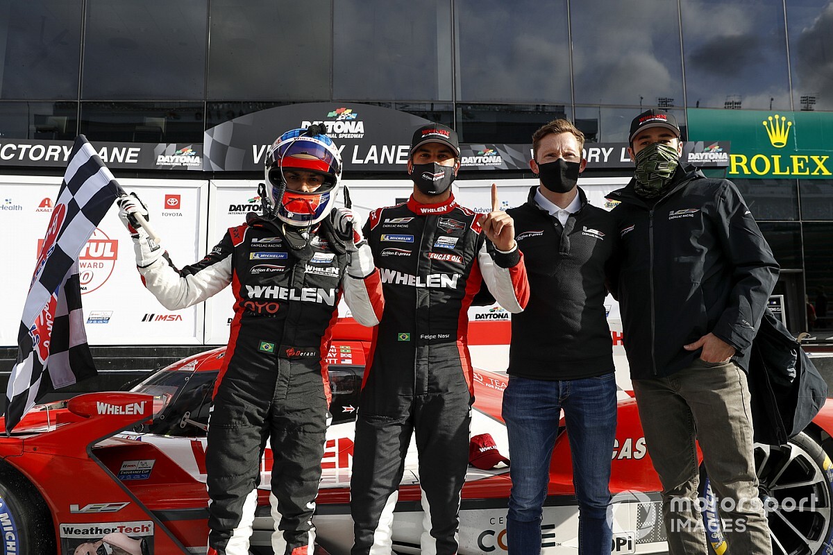 Action Express gana la carrera clasificatoria y la pole para Daytona