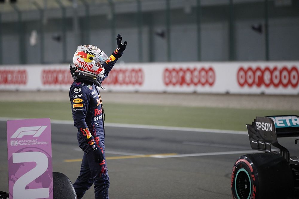 Segundo puesto Max Verstappen, Red Bull Racing