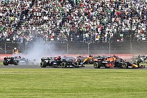 Vídeo: la increíble salida de México; Verstappen líder y Bottas KO