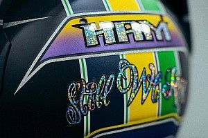F1 | Ecco il casco-dedica di Hamilton ad Ayrton Senna