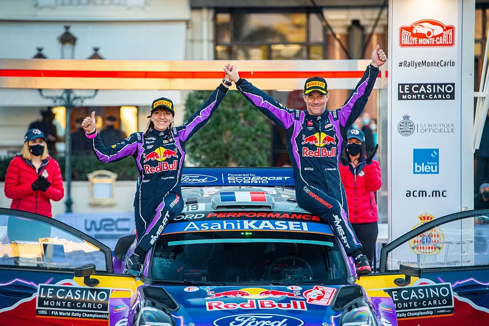 Les vainqueurs S&eacute;bastien Loeb, Isabelle Galmiche, M-Sport Ford World Rally Team Ford Puma Rally1