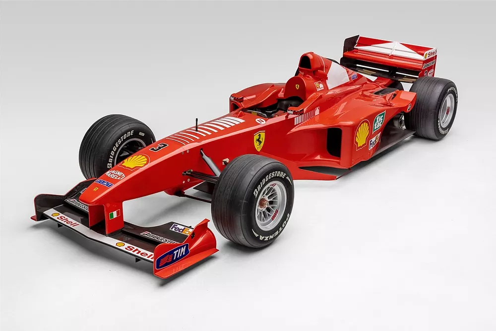 Detail photo of Michael Schumacher's 1999 Ferrari F399