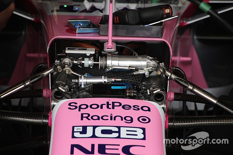 Racing Point: ma quanti ammortizzatori ci sono nella sospensione anteriore?