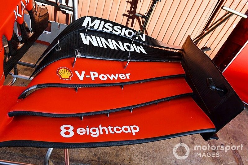 Front wing of Ferrari SF90 