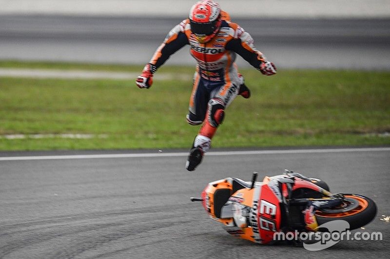 Caida de Marc Marquez, Repsol Honda