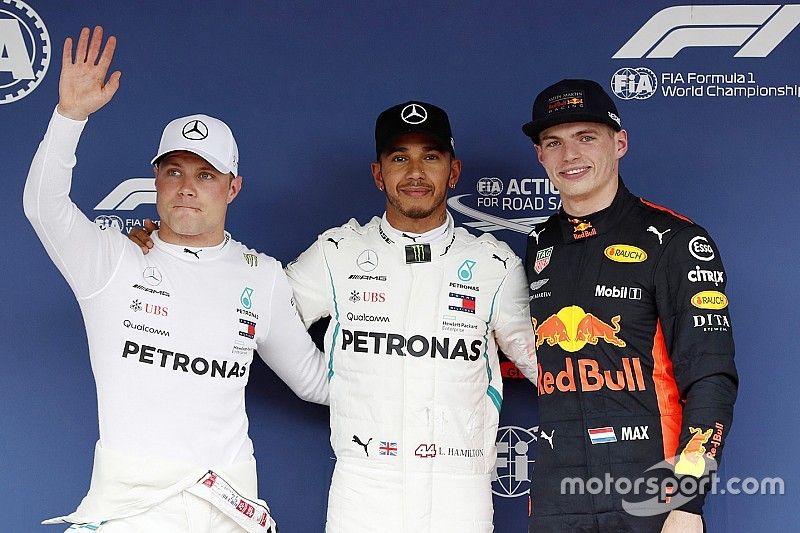Starting grid F1 GP Jepang 2018