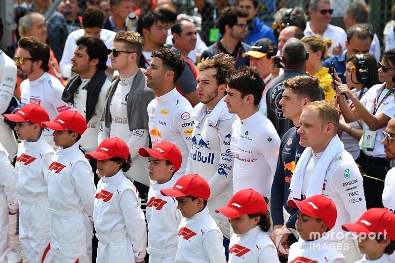 La edad de los pilotos de Fórmula 1 en 2019