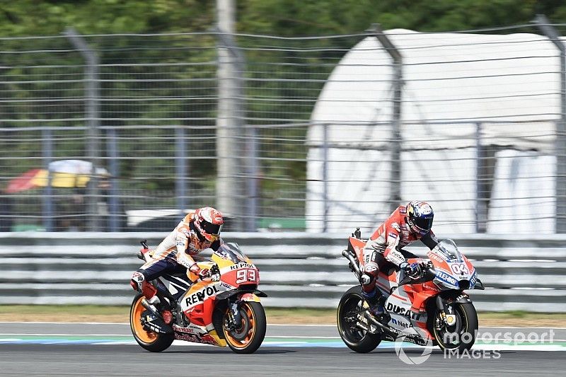 Márquez quiere emular el pilotaje más "suave" de Dovizioso