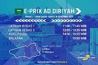 Jadwal Formula E E-Prix Ad Diriyah