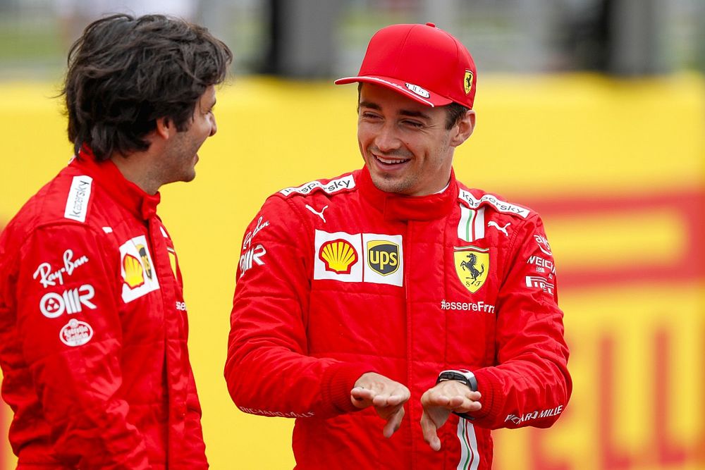 Charles Leclerc, Ferrari en Carlos Sainz Jr., Ferrari