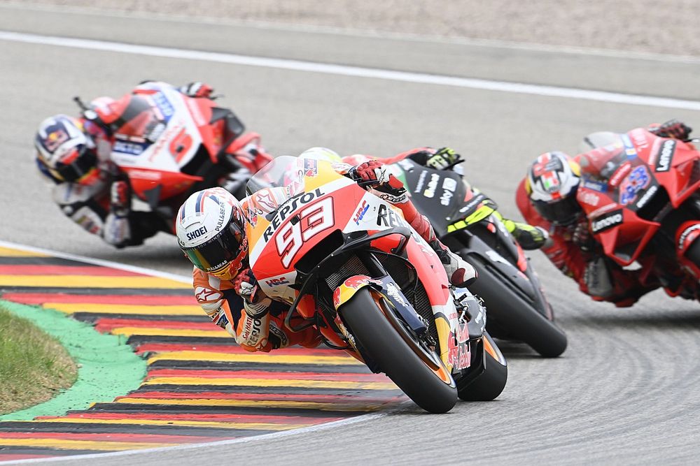 Cómo Marc Márquez fue capaz de ganar a su Honda en Sachsenring
