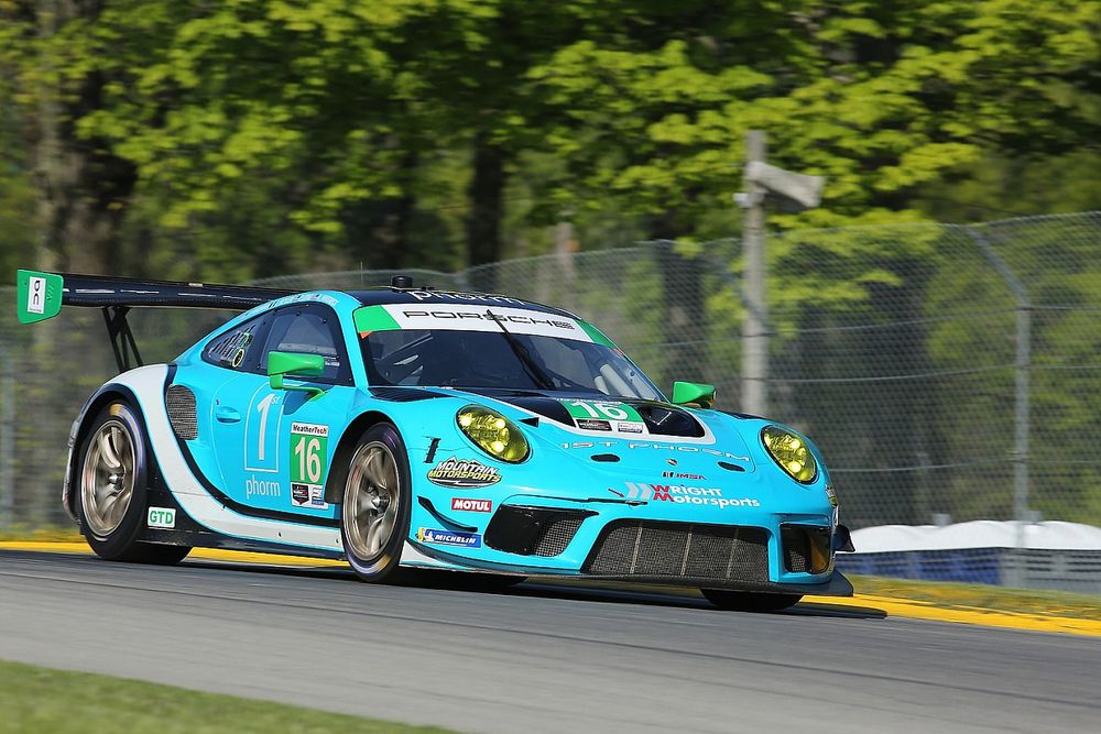 #16 Wright Motorsports Porsche 911 GT3R, GTD: Patrick Long, Trent Hindman, Jan Heylen