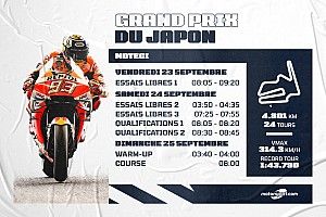 Le programme du Grand Prix du Japon MotoGP