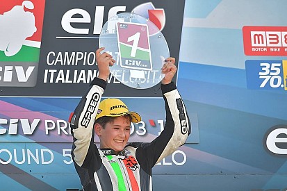 Morosi vince al Mugello, ma non basta per il titolo della 250 4T. Nella 125 2T Bianchi è il nuovo leader