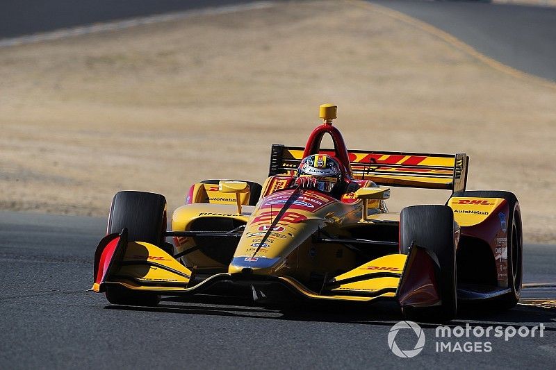 Veja a volta voadora de Ryan Hunter-Reay no treino para St Pete