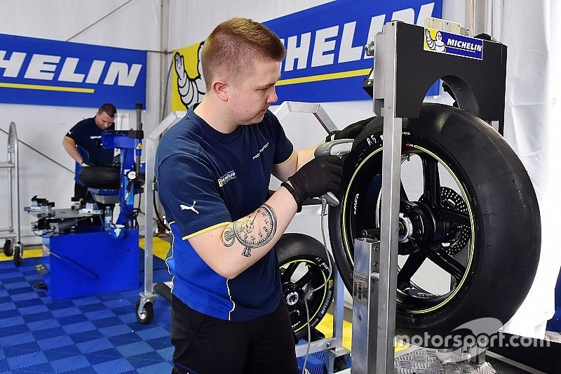 Michelin MotoGP tire test