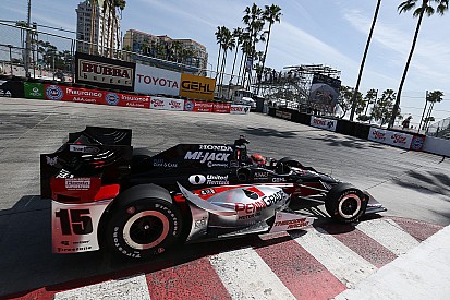 Rahal fastest in Long Beach warm-up