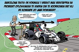 Cartoon van Cirebox - Formule 1 vreest Max Verstappen