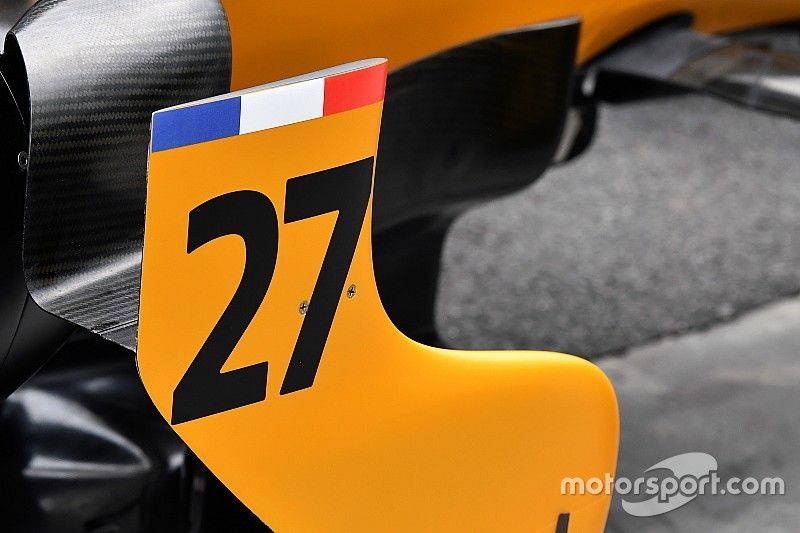 Renault Sport F1 Team RS17 barge board detail