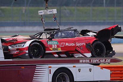 Rast under observation in hospital after huge crash