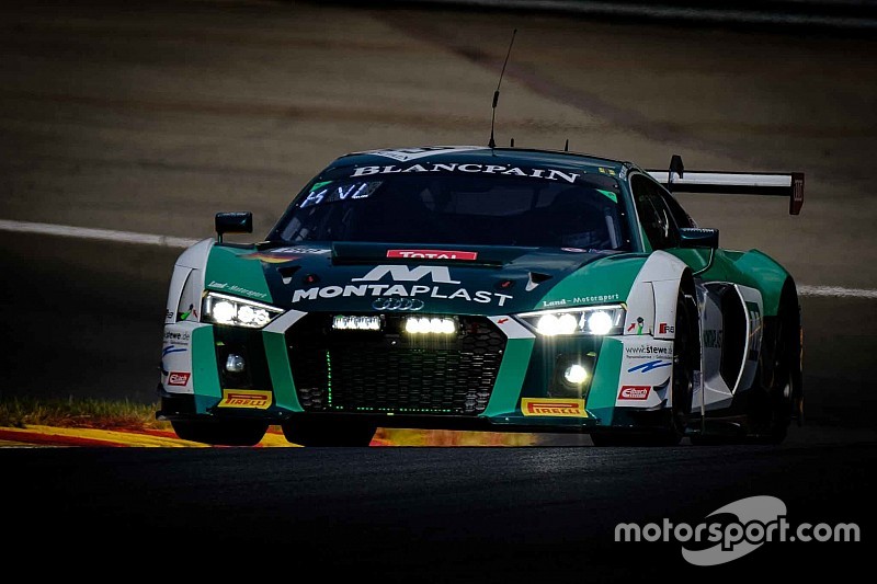 24h Spa nach 6 Stunden: Land-Audi führt in die Nacht