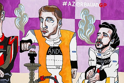 Galería: el curioso arte que llama la atención en Bakú