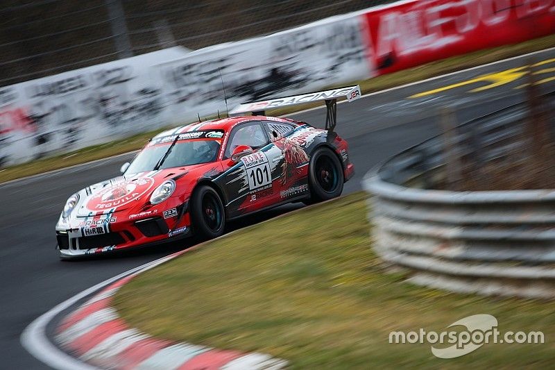 #101 Porsche 911 GT3 Cup: John Shoffner, Janine Hill, Arno Klasen