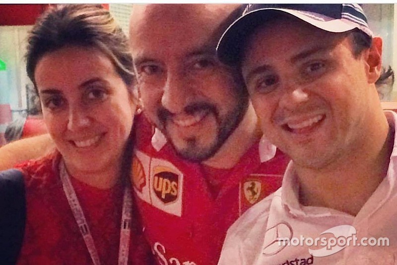 El mecánico herido, una celebridad en escudería Ferrari
