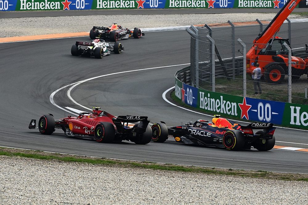 Pérez asegura que Sainz fue "más agresivo de lo esperado" en Zandvoort