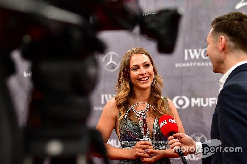 Sophia Floersch, ganadora del premio Regreso del Año en los Laureus 2020