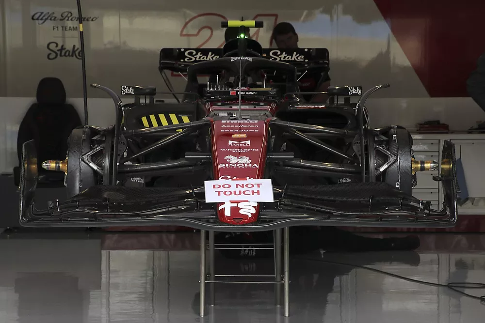 Alfa Romeo C43 detalle del frente