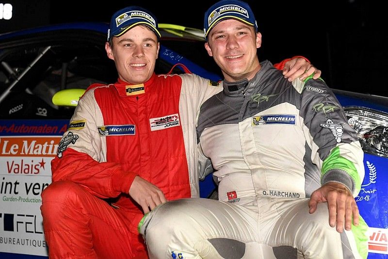 Les champions suisses Rallye Junior 2018 au départ du Rallye international du Valais !