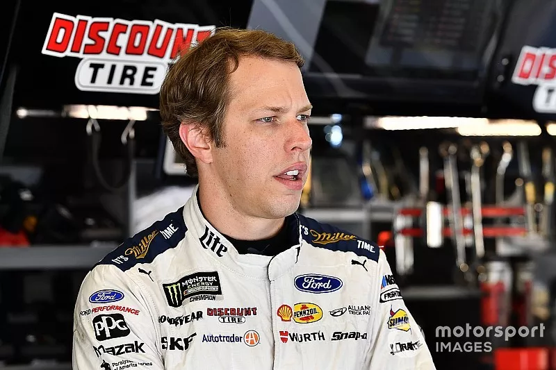 Brad Keselowski, Team Penske, Ford Mustang Miller Lite