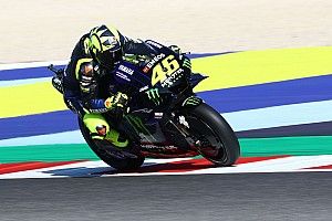 Rossi "surprised" to see all Yamahas fast in Misano