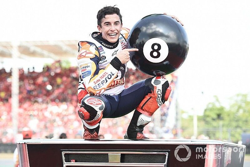 World Champion Marc Marquez, Repsol Honda Team celebrates