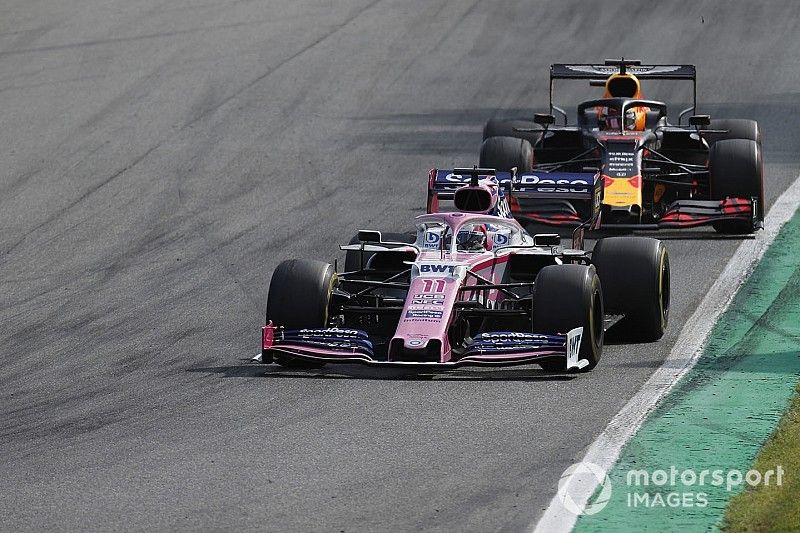 Video: Así fue la defensa de Sergio Pérez ante Max Verstappen en Monza