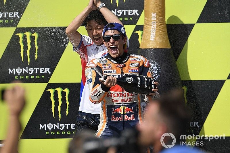 Márquez: “Antes de la carrera me estaba durmiendo, estaba muy tranquilo”