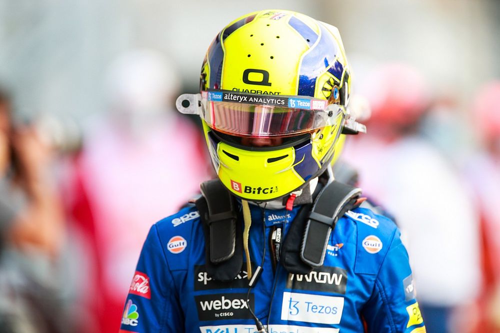 Norris : Ne pas être dans le top 3, "c'est nul"